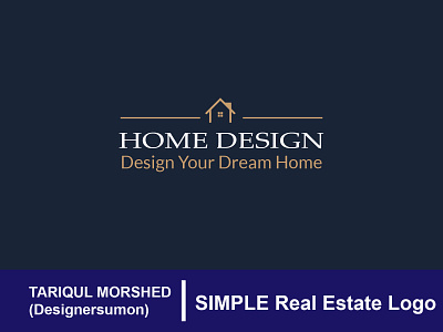 Simple Real Estate Logo app illustration app logo design basic logo branding illustrator lettering lettermark logotype loogdesign lgoodesign minimalist logo real estate real estate logo