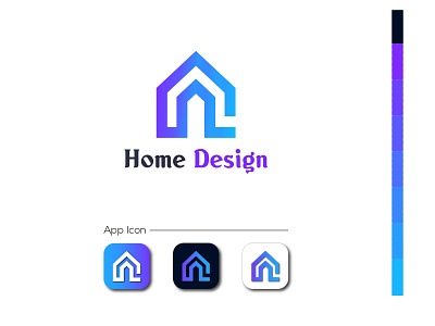 Home App Logo or Icon app icons app illustration app logo basic logo illustrator lettering lettermark logodesign loogdesign lgoodesign minimalist logo real estate app logo real estate app logo
