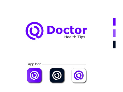 Health Logo or App Icon app icon basic logo doctor app doctor logo health app icon health logo illustrator lettering lettermark logotype loogdesign lgoodesign minimalist logo