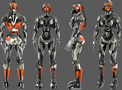 storm trupper 3d modeling cyberpunk 2077 fan art hard edge modeling yekaterinburg