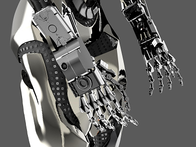 cyberpunk 2077 inspired mechanical hand 3d 3d art 3d modeling characterdesign cyberpunk 2077 design illustration product design yekaterinburg