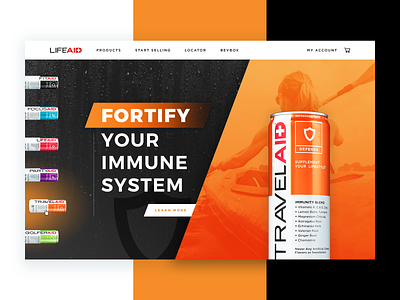 LIFEAID Homepage Concept
