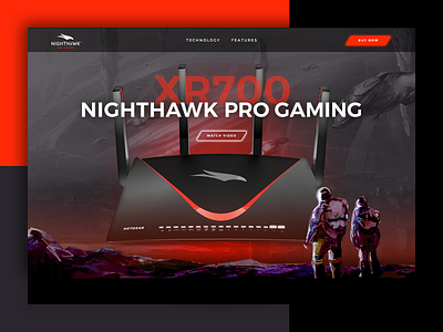 Netgear Nighthawk XR700 Landing Page