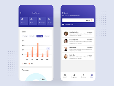 Sales Networking App - Product Design