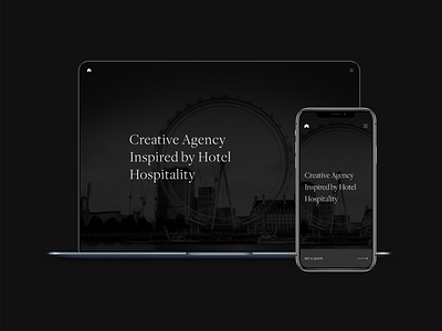 Creative Agency Website about agency black design desktop product product design responsive design ui design ux ux design uxdesign website