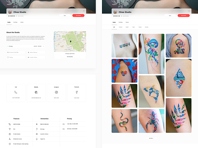 Tattoo Studio Profile & Portfolio