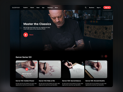 Master the Classics art art classes artist masterclass tattoos tattoostudio tutorials videos web design