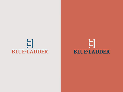 Blue Ladder Realestate blue brand brand identity branding grids ladder mark realestate realestate logo realestatelogo steps symbol