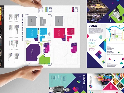 Downtown Commons | Sacramento | Map Brochure brochure directory downtown commons layout map sacramento wayfinding