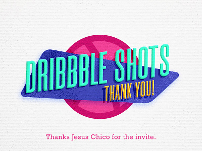 Thanks for the Invite! Hello Dribbble debut dribbble first shot hello hello dribbble retro shot team thank you welcome dribbble