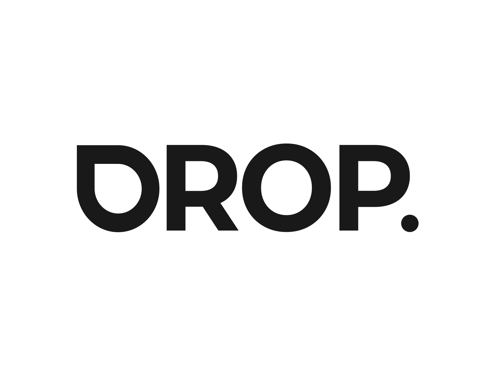 Drop - Logo Monochrome by Ernest Karchmit on Dribbble