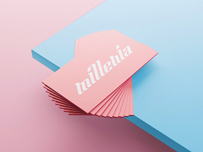 Custom Type - Millenia logo logotype logotypedesign meillenia type typography