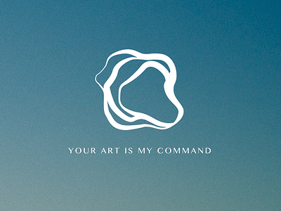 Your Art Is My Command abstract brand branding logo logo design mark minimal minimalism random