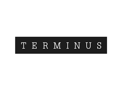 Terminus branding logo design logotype minimal minimalism minimalist typography