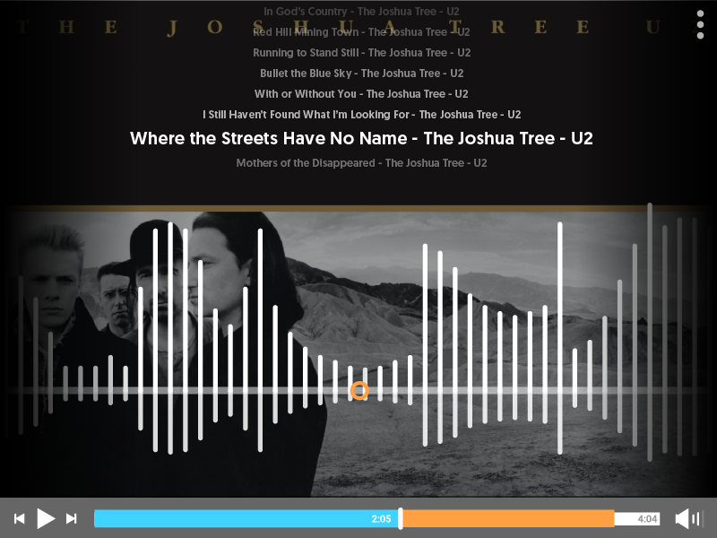 DailyUI #009 Music Player music player equalizer embedded 009 day009 dailyui