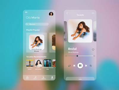 Music Player app design ui user interface ux