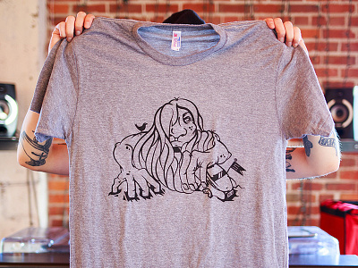 Seattle Dribbble Meetup - troll shirts have arrived! bw illustration meetup seattle t shirt troll