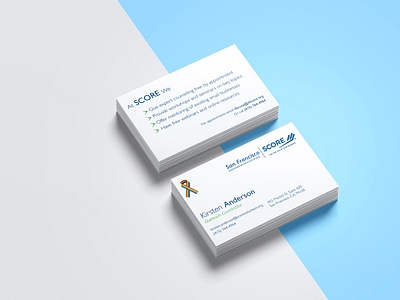 SF SCORE Business Cards branding business cards graphic design marketing