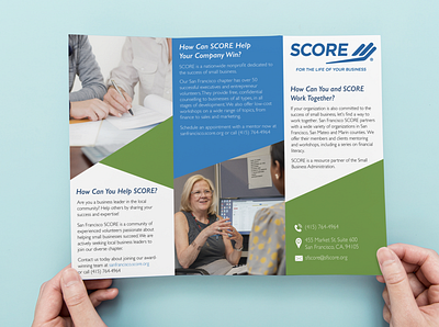 SF SCORE Brochure branding brochure graphic design indesign marketing