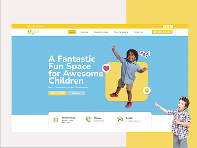 Website Design For Kids Fun Place