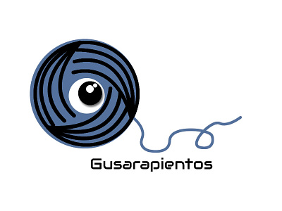 Logo Gus blue eye handmade wool