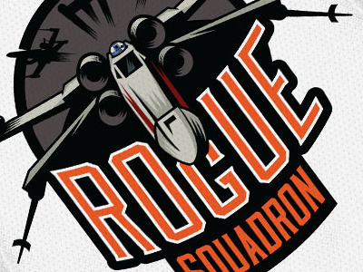 Rogue Squadron ice hockey illustration logos sports vector