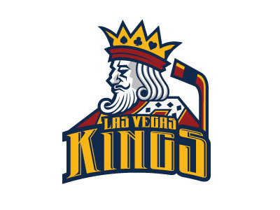 Las Vegas Kings ice hockey illustration logos sports sports branding