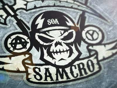 Sons of Anarchy ice hockey illustration logo shirt design sports