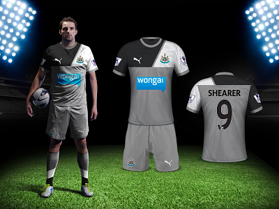 Newcastle United away shirt design