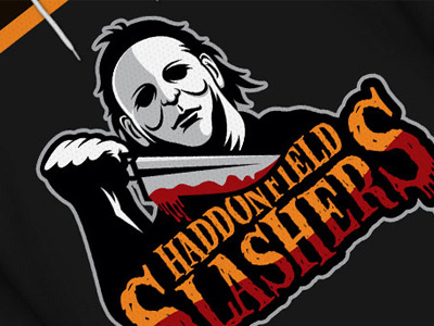 Haddonfield Slashers brandingice hockey sports sports logos