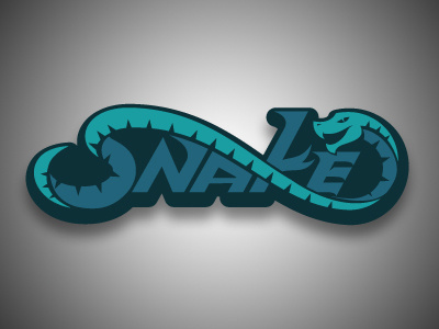 Snake floorball illustration logo sports vector