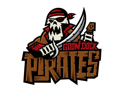 Goon Dock Pirates geeky jerseys ice hockey illustration sports
