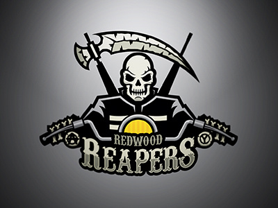 Redwood Reapers logo skull sons of anarchy sports tv