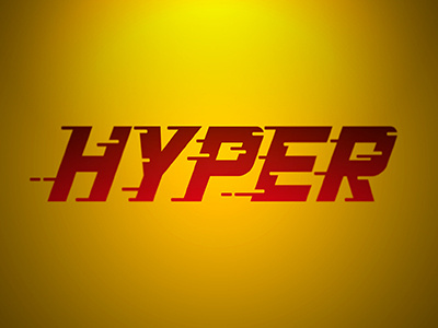 Hyper hyper logo sports sports branding vector