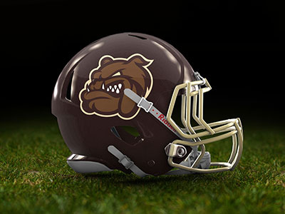 Bulldogs Helmet bulldog dog logo sports sports branding