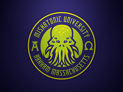 Miskatonic University cthulhu geeky jerseys h. p. lovecraft miskatonic university sports sports logo