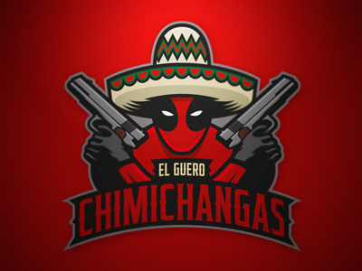 El Guero Chimichangas deadpool el guero chimichangas geeky jerseys guns