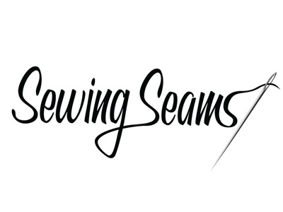 Sewing Seams Logo illustration logos