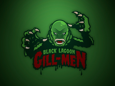 Black Lagoon Gill-Men black lagoon cult movies geeky jerseys gill men hockey movie monster sports universal monster