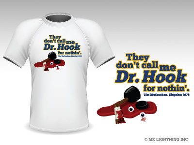 Dr Hook Tee ice hockey illustration sports tees