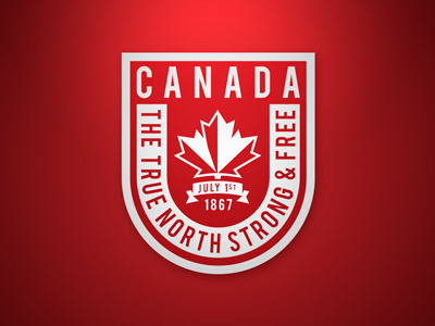 Canada, The True North Strong & Free canada playoff sticker mule stickers true north