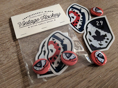 Vintage Hockey Sticker Pack Vol 1