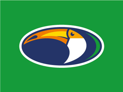Toucan badge bird brazil playoff toucan