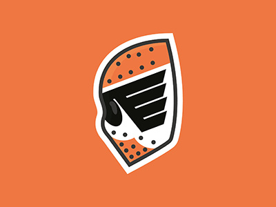 Wayne Stevenson Flyers Mask flyers goalie masks hockey ice hockey logo logosdesignwayne sports stevensonphiladelphia