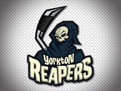 Yorkton Reapers - Concept ice hockey illustration logos sports vector