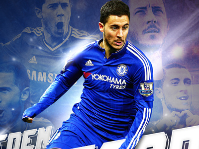 Eden Hazard chelsea fc eden hazard football soccer sports sports graphics