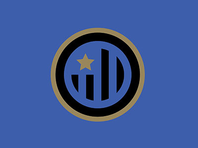 Inter Milan badge football inter milan soccer sports sports graphics team logo type