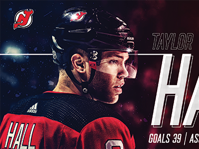 Taylor Hall designdesign hockey ice hockey new jersey sports taylor hall