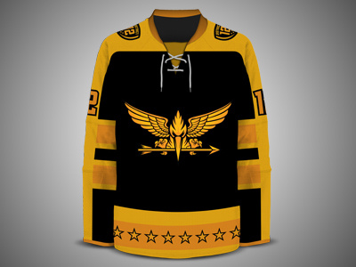 Hunger Games Jersey hunger games ice hockey illustration logo sports vector