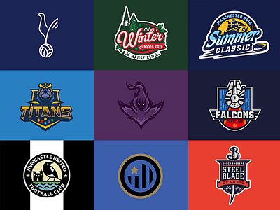 Best Nine 2018 badge football geeky jerseys hockey ice hockey illustration logo logos shield sketch soccer sports sports branding sports logo star wars type vector